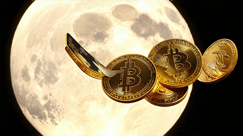 Bitcoins to the moon